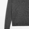 پلیور و یقه V کشبافی پشمی برند Massimo Dutti - 953461062