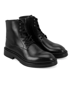 بوت چرم مردانه سیاه پوآر برند Desa - 859905841