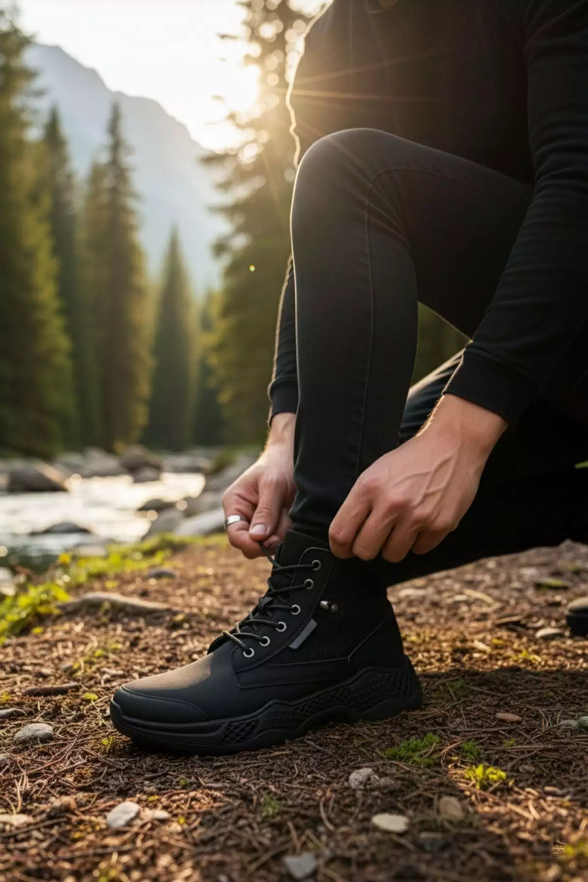 کفش کوهنوردی سیاه برند BIG KING - 381702598