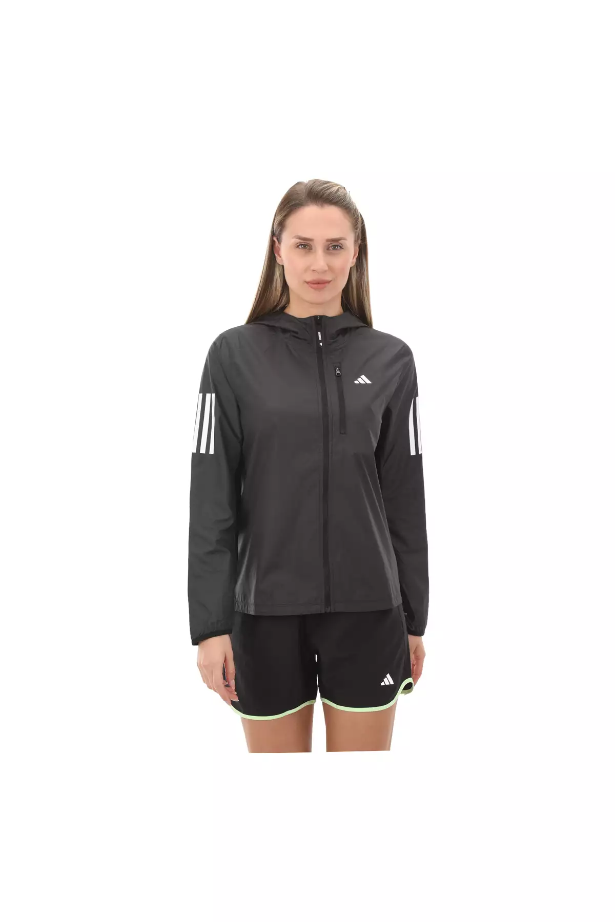 کد IN1576-K، ژاکت زنانه بارانی-بادگیر رنگ مشکی. برند adidas - 800342948