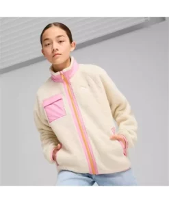 کاپشن بچگانه هیبریدی شرپا سفید/صورتی - 626504 87 برند Puma - 881044322