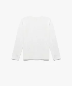 تیشرت پنبهای دورس یقه گرد با جزئیات نقرهای برند Koton - 838513683