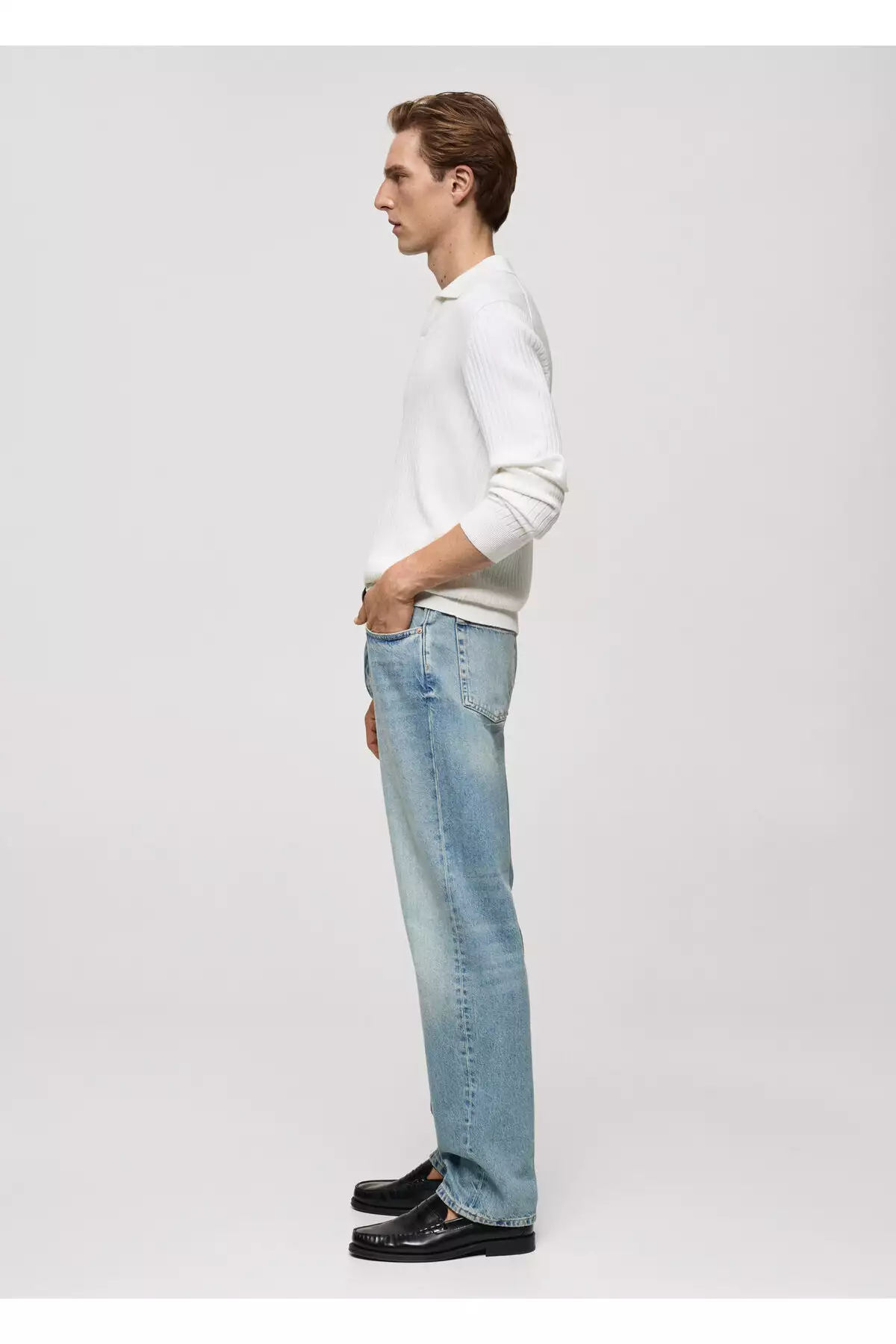 ک pulc سفید مردانه 77005983 برند MANGO - 932869275