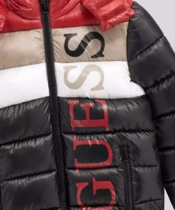 کاپشن مشکی پسرانه برند Guess - 1014674445