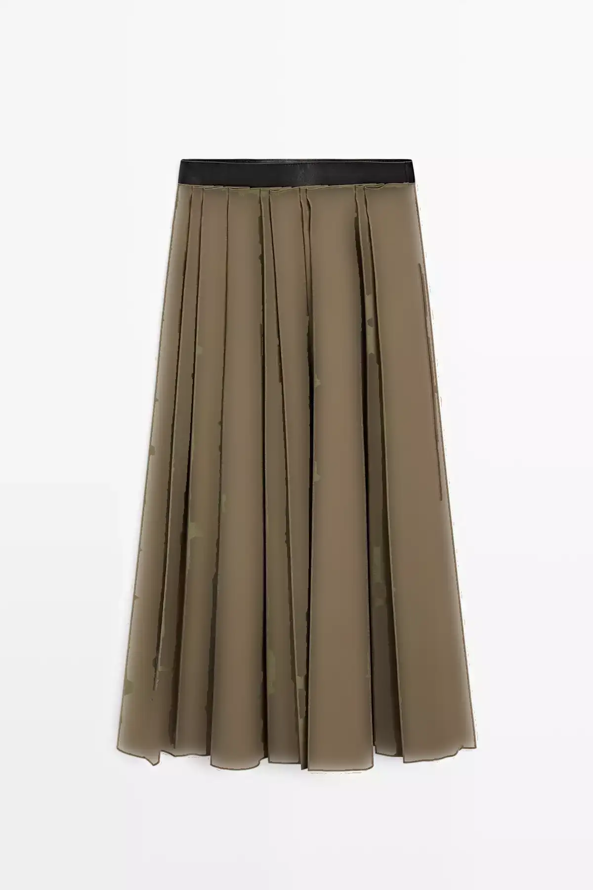 دامن میدی پیلی دار با جزئیات کامل برند Massimo Dutti - 992166225