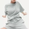 شلوارک سویشرت پنبهای شسته شده برند H&M - 925039724