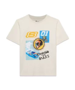 تیشرت گرافیکی بچهگانه سفید مدل SK2510113 B Regular Fit برند Skechers - 947434228