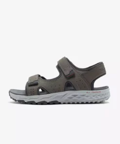 سندل چسبی مردانه Escape Logolu مدل 237588 NTGY برند Skechers - 934783590