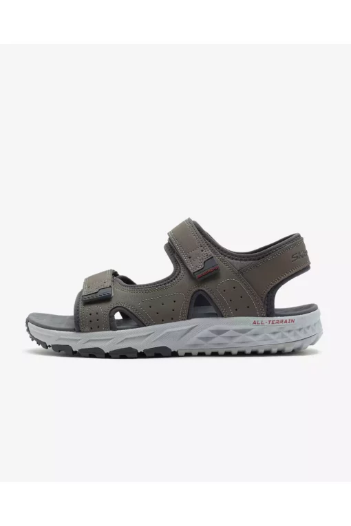 سندل چسبی مردانه Escape Logolu مدل 237588 NTGY برند Skechers - 934783590