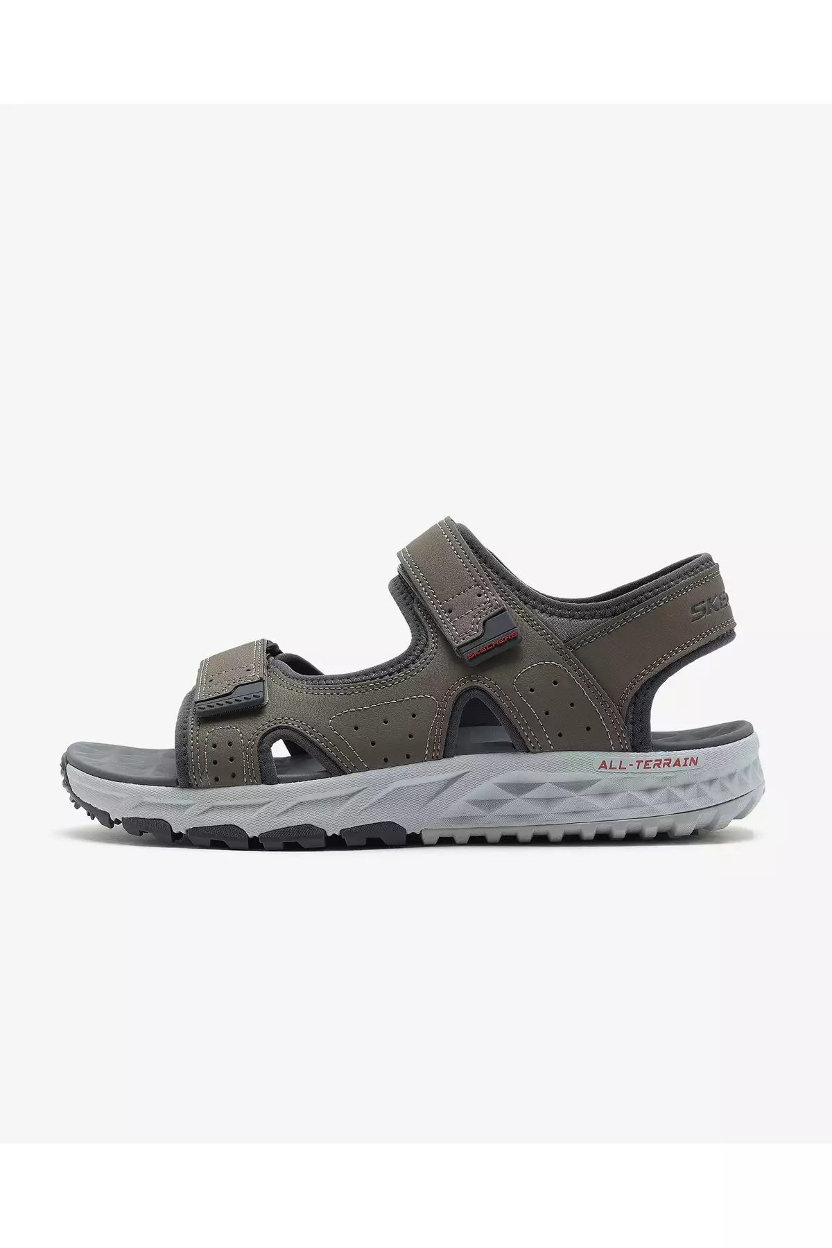 سندل چسبی مردانه Escape Logolu مدل 237588 NTGY برند Skechers - 934783590