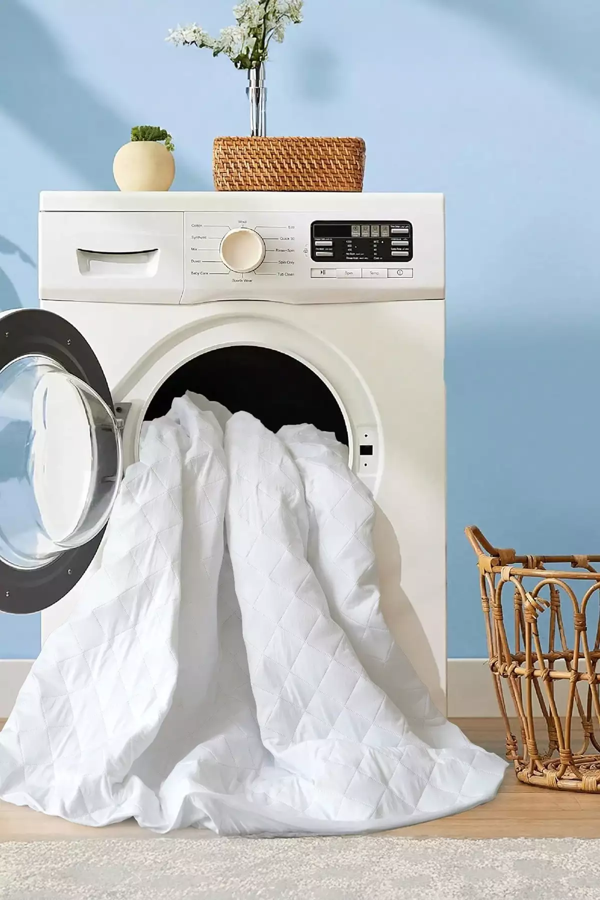 آلست فنر دار با روکش پنبهای برای تشک، مناسب برای تخت یک نفره و دو نفره با ابعاد 100x200، 160x200، 180x200 برند Owra - 972989205