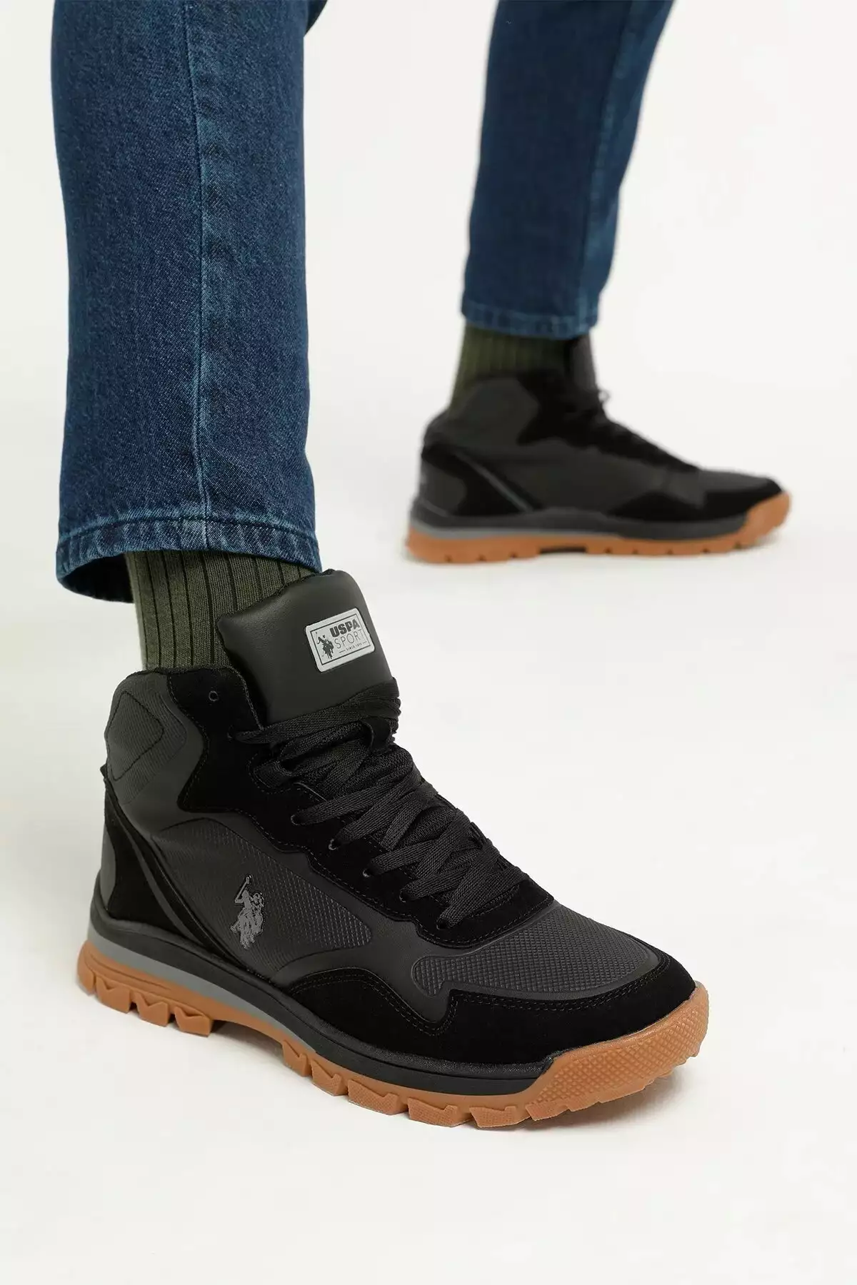 چکمه برزنتی مردانه های سیاه یو.اس. پولو آسسین. برند U.S. Polo Assn. - 761645574