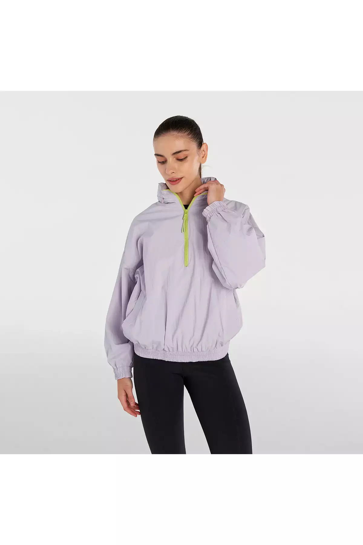 کاپشن بارانی بنفش فولا زنانه با هود برند hummel - 846437836