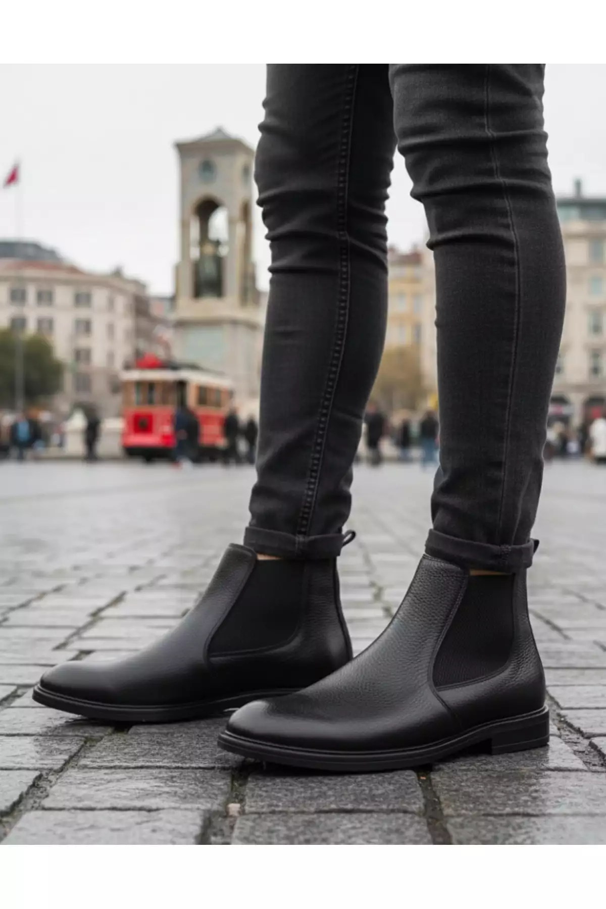 مدل چلسیا بوت روزمره از چرم طبیعی با زیره ارتوپدیک، مقاوم در برابر آب و سرما و با سایز کامل برند Zegeshoes - 981746296