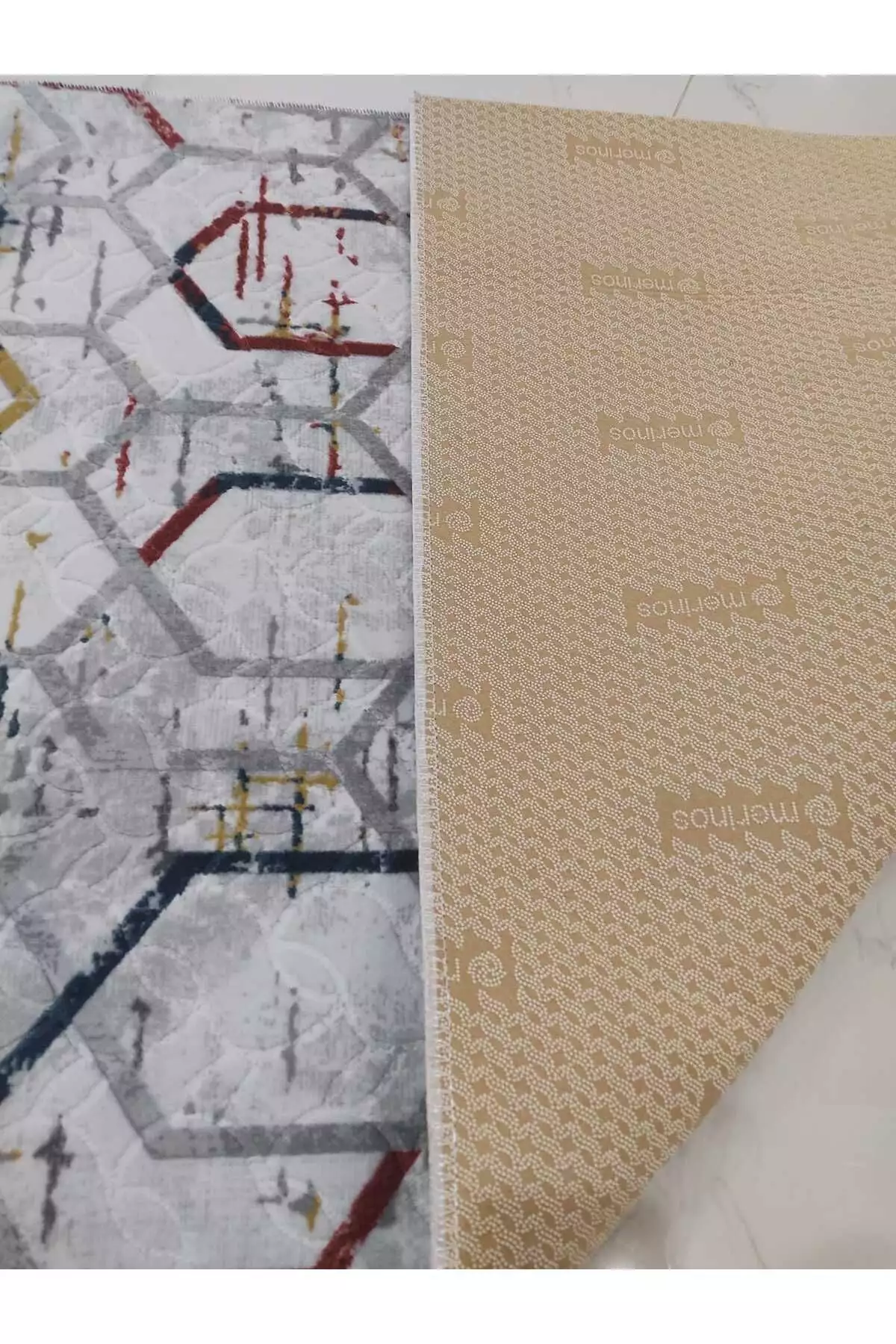 فرش راهرو چند منظوره مریانوس با زیره ضد لغزش و نمدی مناسب برای اتاق، سالن، راهرو و آشپزخانه برند Merinos - 799684965