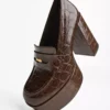کفش مکسن پاشنهدار پلتفرمدار برند Bershka - 963146568