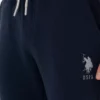 شلوار ورزشی مردانه با فیت اسلیم و دمپا کشباف رنگ سرمهای 50298047-VR033 برند U.S. Polo Assn. - 922054979