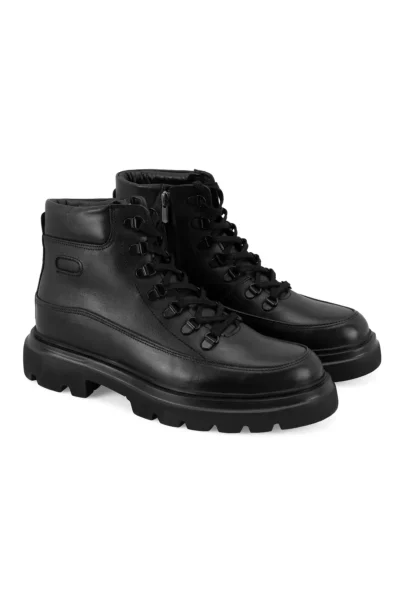 بوت چرم مشکی مردانه تیورا با زیپ برند Desa - 863043341