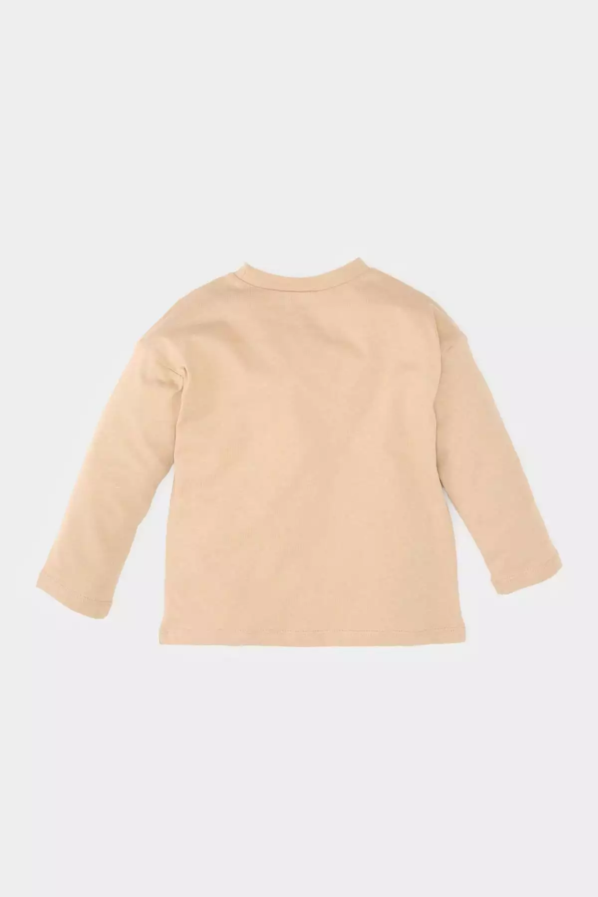 تیشرت بلند آستین با یقه دوچرخهای و طرح چاپی برای پسران بچه E3651A525SP برند Defacto - 900748479