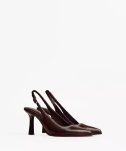 کفش پاشنه بلند با پاشنه باز برند Bershka - 955158012