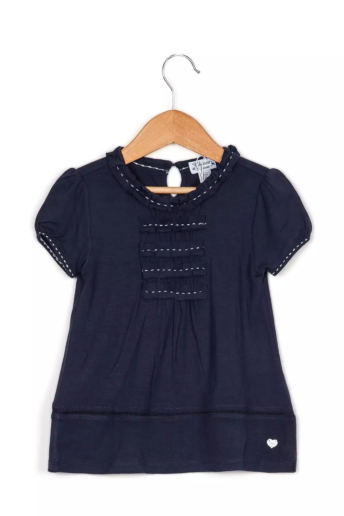 تیشرت دخترانه آبی تیره سایز 18 ماه، سایز واحد 9026760000000 برند Chicco - 767201