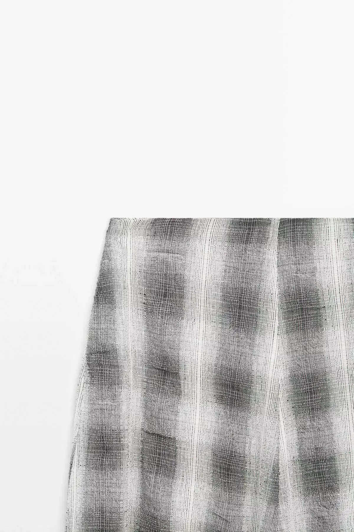 دامن A شکل با الگوی چهارخانه بلند برند Massimo Dutti - 957599407