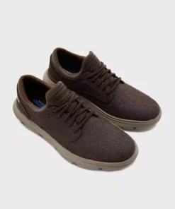 کفش روزمره مردانه با رویه کنواس گارزا مدل 204907 BRN برند Skechers - 930525365