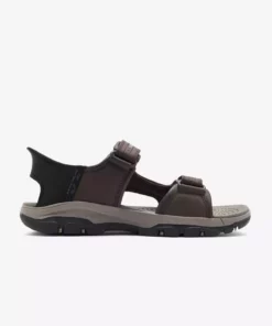 ترسمن - صندل مردانه قهوهای ریس 205289 شکلاتی برند Skechers - 903161185