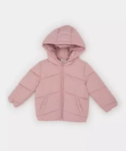 کد ردیابی: E7360A525AU کاپشن شیشهای دخترانه با کلاه، ضد باد و ضد آب، دارای زیپ برند Defacto - 969223654