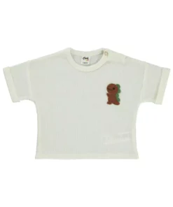 تیشرت نوزاد پسر ۶-۱۸ ماه کرم رنگ برند Civil Baby - 919906904