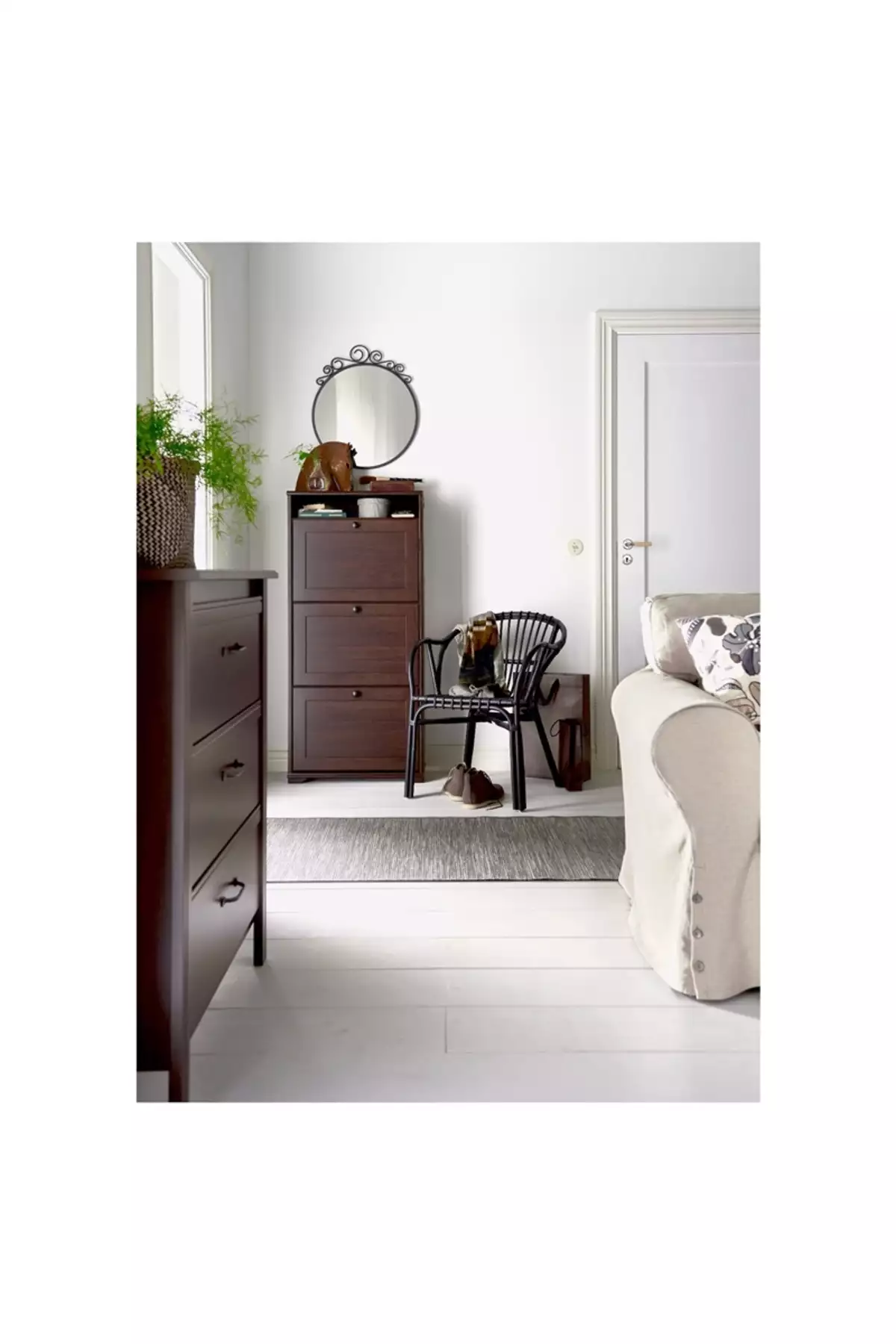 آینه گرد فرورژه 50x60 سانتیمتر برند IKEA - 841163293