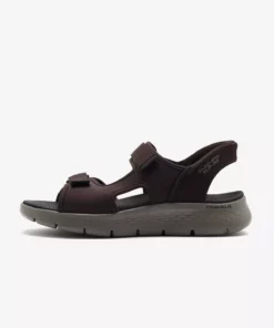 صندل مردانه گام راحتی فلت - ورودی آسان رنگ قهوهای 229210 برند Skechers - 920416671