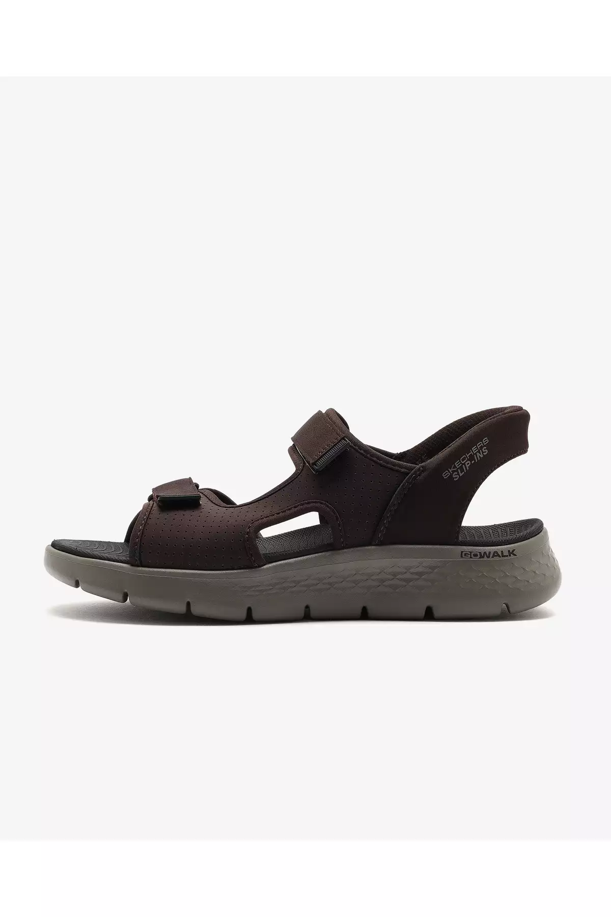 صندل مردانه گام راحتی فلت - ورودی آسان رنگ قهوهای 229210 برند Skechers - 920416671