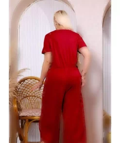 سرهمی زنانه با جزئیات دکمهای قرمز برند garajmood - 969022756