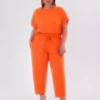 لباس سرهمی با کمربند 333474 بزرگ سایز برند Roxxlen - 838134606