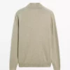 کلاه قلاب بافی یقه دیپ برند Massimo Dutti - 977920630