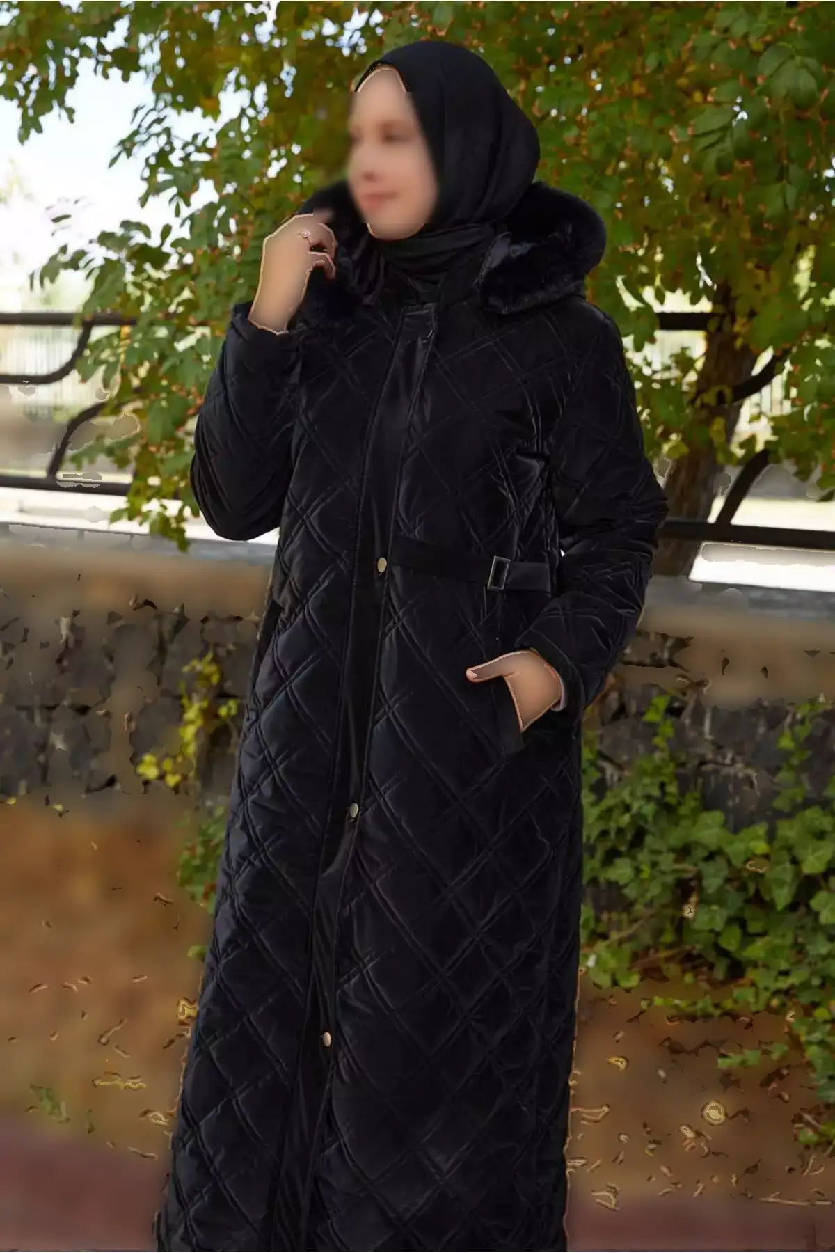 کاپشن مشکی زنانه مدل T 3307 برند TRENDTESETTÜR - 1024484832