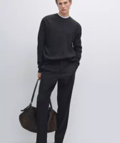 کِلاهک گردنی با ترکیب پشم یُن برند Massimo Dutti - 1019800061