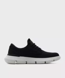 کفش روزمره مردانه با بافت کنواس شماره 204907 مشکی برند Skechers - 930524885