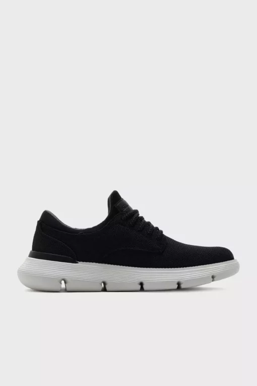 کفش روزمره مردانه با بافت کنواس شماره 204907 مشکی برند Skechers - 930524885