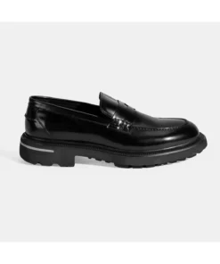 آسیای مردانه چرم سیاه مدل لوفر برند Desa - 980412738