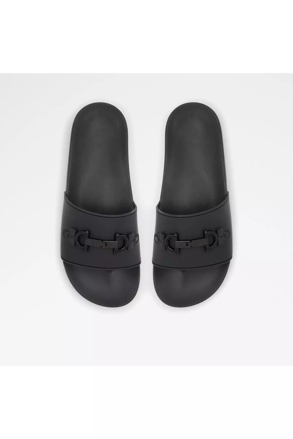 یک جفت دمپایی تخت مشکی از جنس چرم مصنوعی مردانه برند Aldo - 817829447