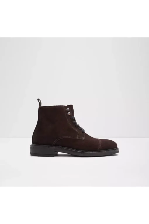 بوت مردانه چرم اصل قهوه‌ای یونیلس برند Aldo - 773100926