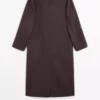 کاپشن پشمی بلند ترکیبی دو طرفه برند Massimo Dutti - 978171582