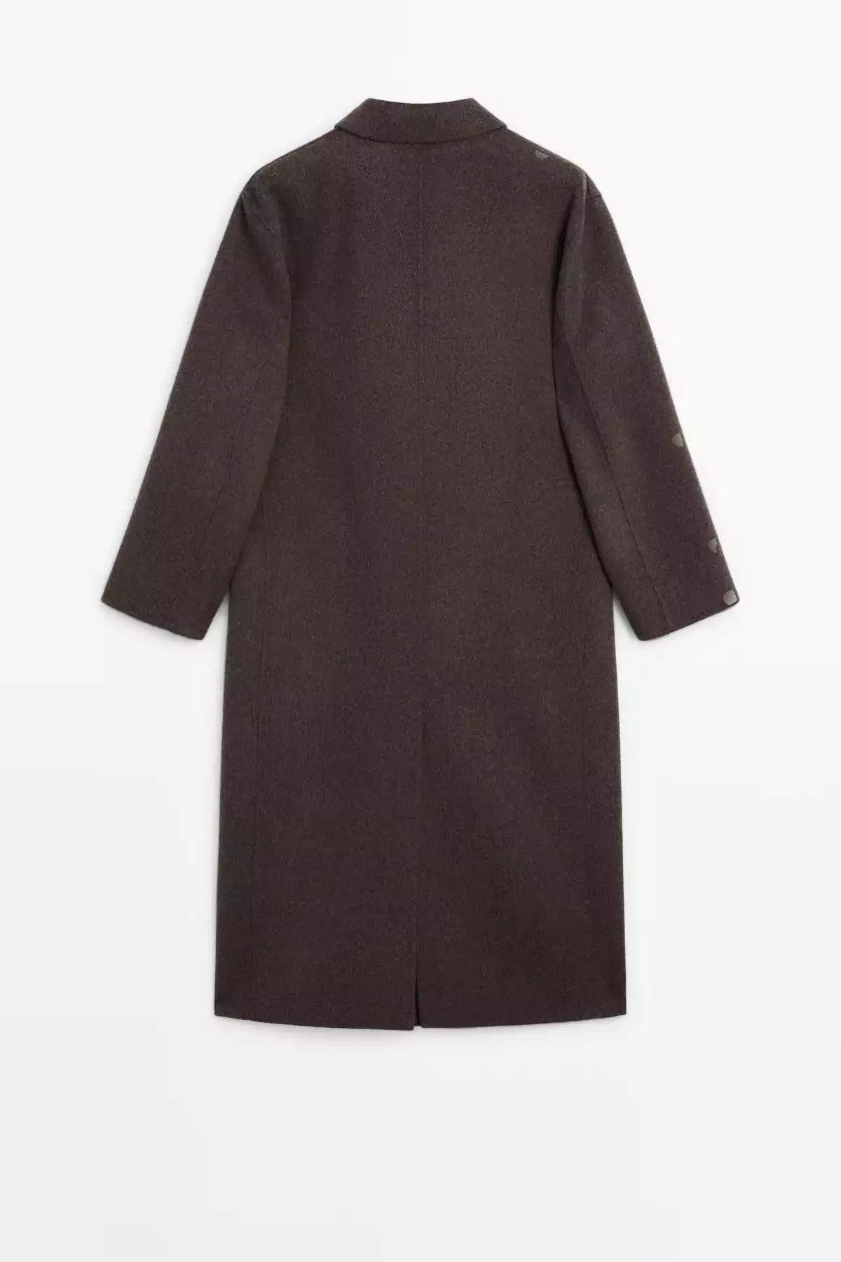 کاپشن پشمی بلند ترکیبی دو طرفه برند Massimo Dutti - 978171582