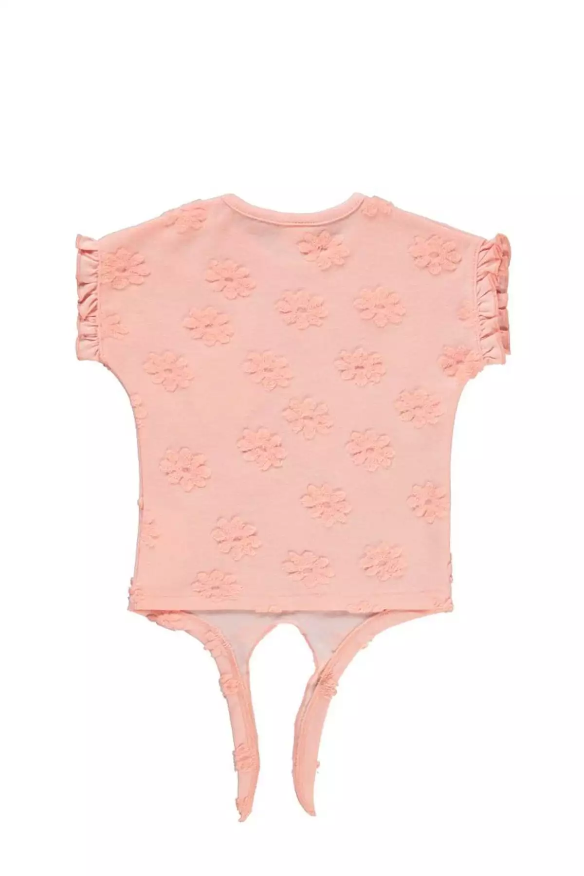 تیشرت دخترانه برای نوزادان ۶ تا ۱۸ ماه، رنگ پودری برند Civil Baby - 819952192