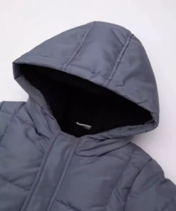 کاپشن پفی با کلاه و آستر پلی استر ضد آب برای نوزاد پسر C5324A524CW برند Defacto - 856170426