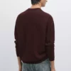 کاپشن گردن بیسیک با ترکیب پشم یونو برند Massimo Dutti - 966067947