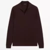 پولوشرت یقه دار بافته شده برند Massimo Dutti - 966123412