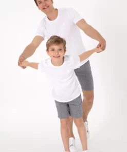 تیشرت ساده یقه گرد سفید بچهگانه مردانه 50306502-VR013 برند U.S. Polo Assn. - 852461457